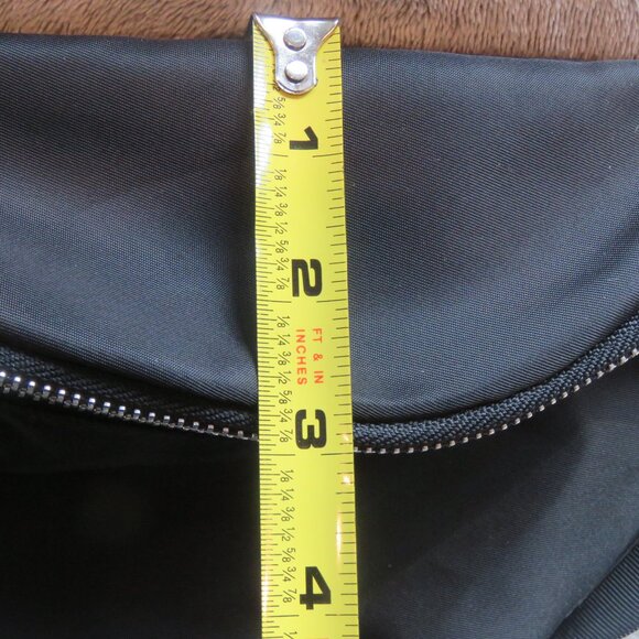 Wild Fable Black 1/2 Moon Shape Zip Top Adjustable Fanny Pack Belt Shoulder Bag - Picture 11 of 16